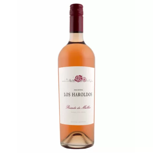 VINO ROSADO LOS HAROLDOS MALBEC ROSE 750 ml.