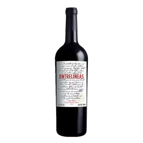 VINO TINTO ENTRELINEAS 750 ml.