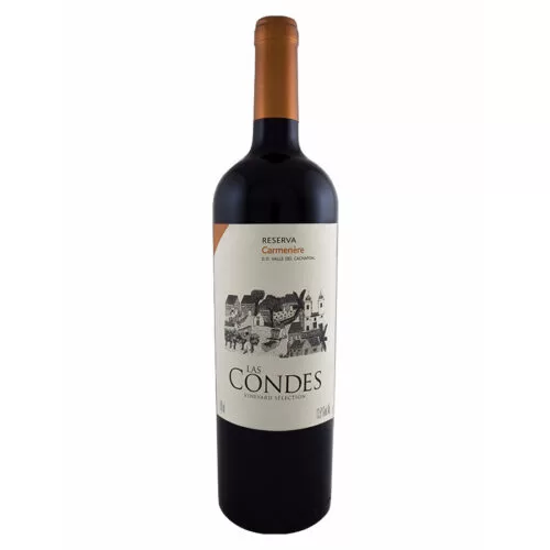 VINO TINTO LAS CONDES RESERVA CARMENERE 750 ml.