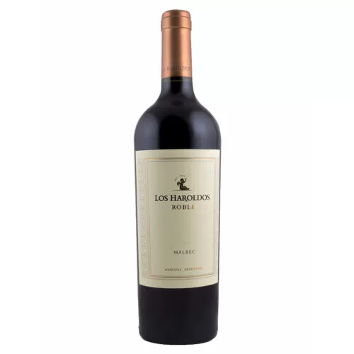 VINO TINTO LOS HAROLDOS ROBLE CABERNET SAUVIGNON 750 ml.