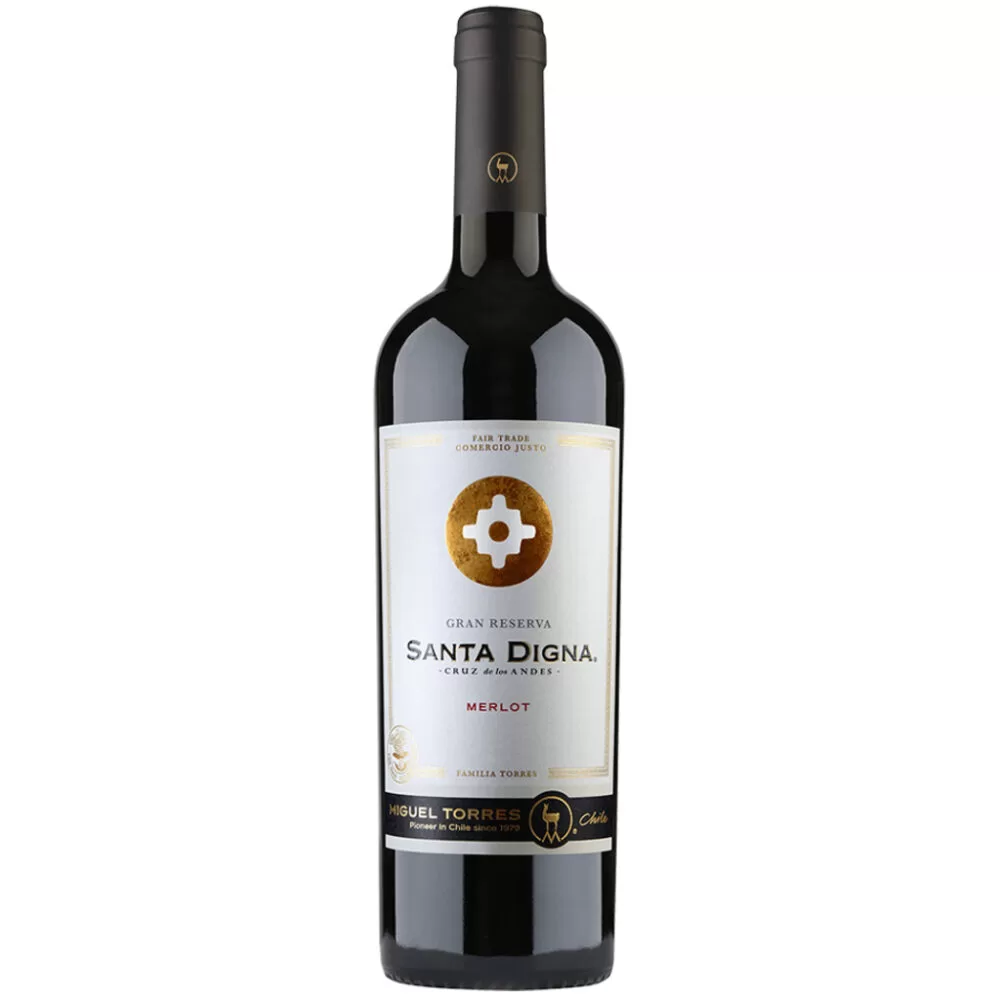 Vino Tinto Santa Digna Merlot 750 ml.