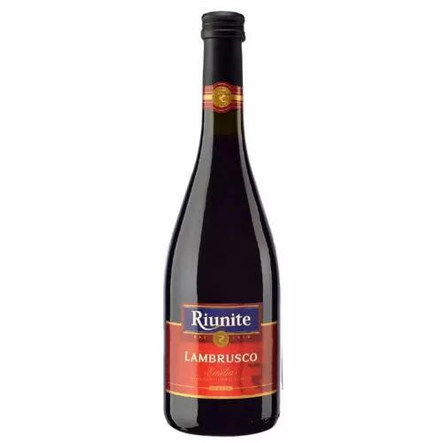 VINO TINTO LAMBRUSCO RIUNITE 750 ml.