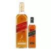 WHISKY JOHNNIE WALKER RED LABEL 700 ml. + WHISKY BLACK LABEL 375 ml.