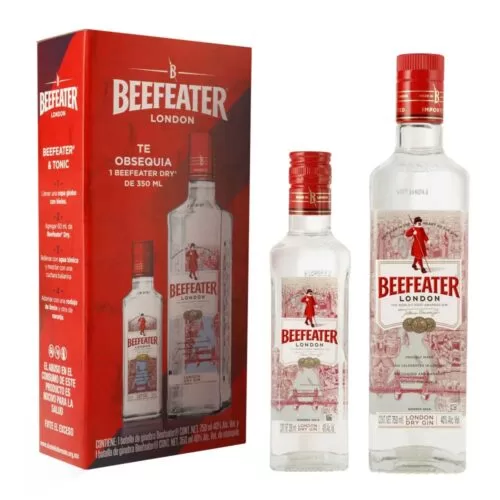 GINEBRA BEEFEATER 750 ml. + 350 ml.