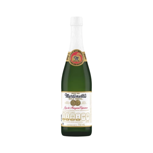 Jugo De Manzana Espumoso Martinellis 750 ml.