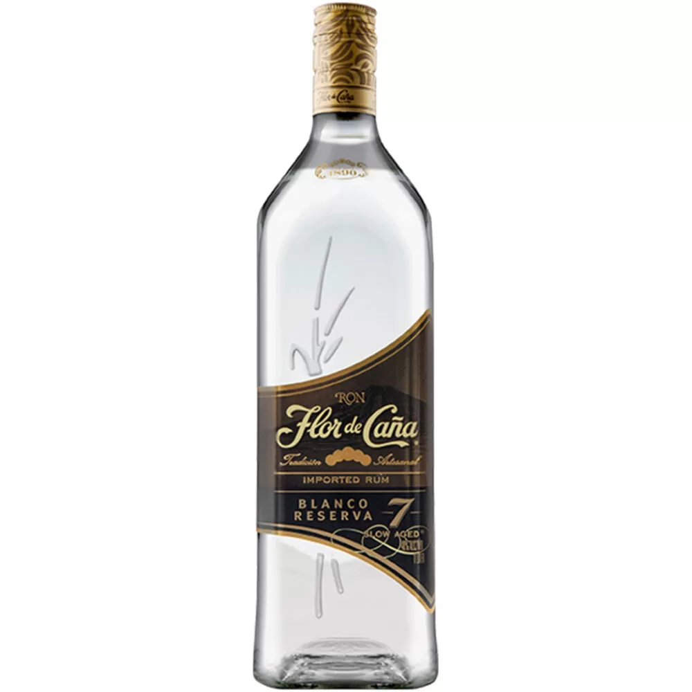 Ron Flor De Caña 7 Años Blanco Reserva 750 ml.
