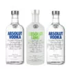 2 VODKA ABSOLUT ORIGINAL AZUL 750 + ABSOLUT LIME 750 ml.
