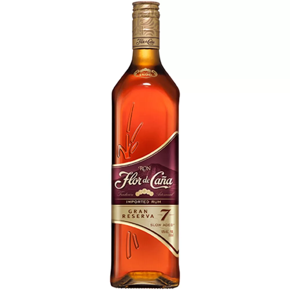 Ron Flor De Caña 7 Años Gran Reserva 750 ml.