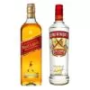 WHISKY JOHNNIE WALKER RED LABEL 700 ml. + VODKA SMIRNOFF X1 TAMARINDO 750 ml.