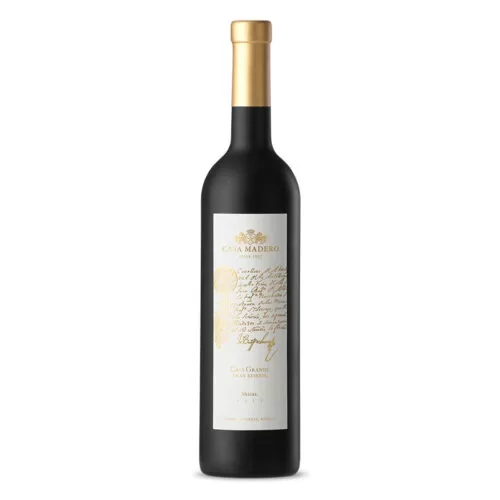 VINO TINTO CASA MADERO GRAN RESERVA SHIRAZ 750 ml.