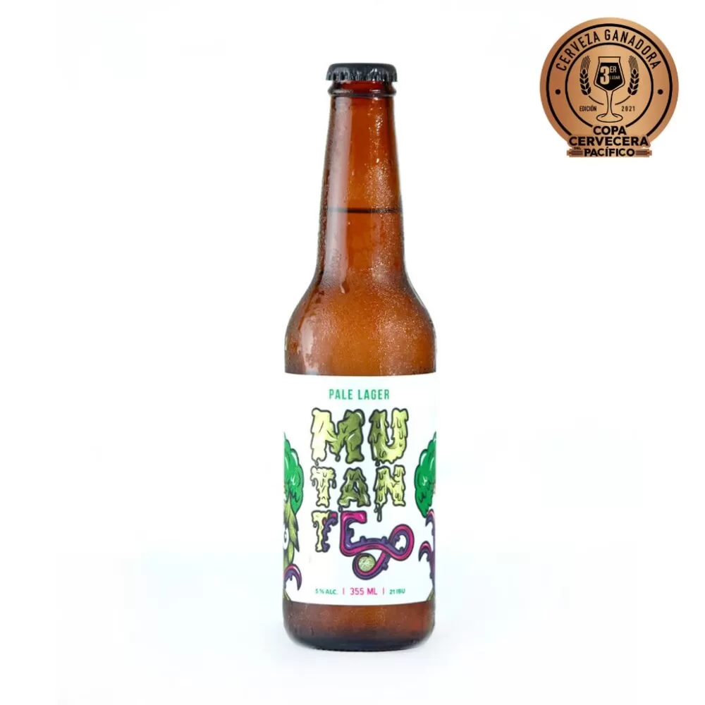 Cerveza Heroica Mutante Pale Lager 355 ml.