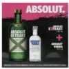 Vodka Absolut Extrakt 700 ml. + Absolut Original Azul 375 ml.