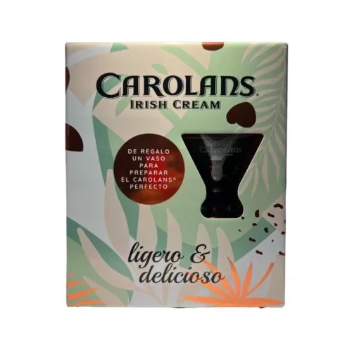 Crema Irlandesa Carolans 700 ml. + Vaso