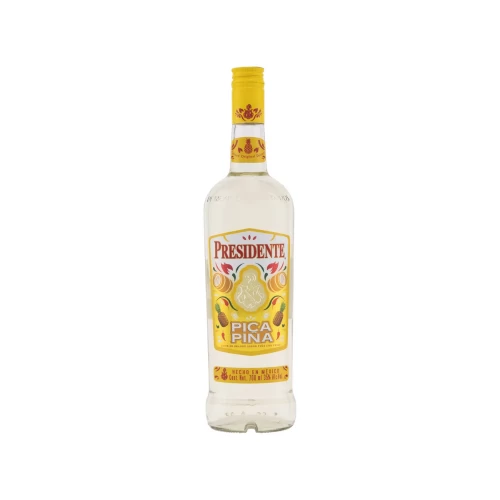 Licor de Brandy Presidente Pica Piña 700 ml.