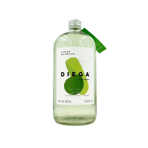 Ginebra Diega Verde 950 ml.