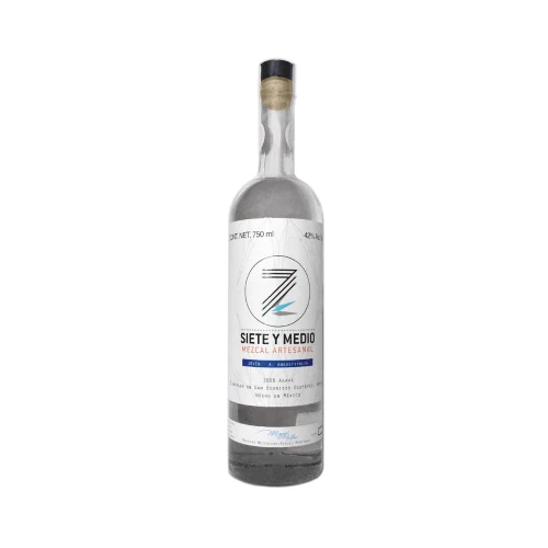 Mezcal Siete y Medio Joven Espadin 750 ml.