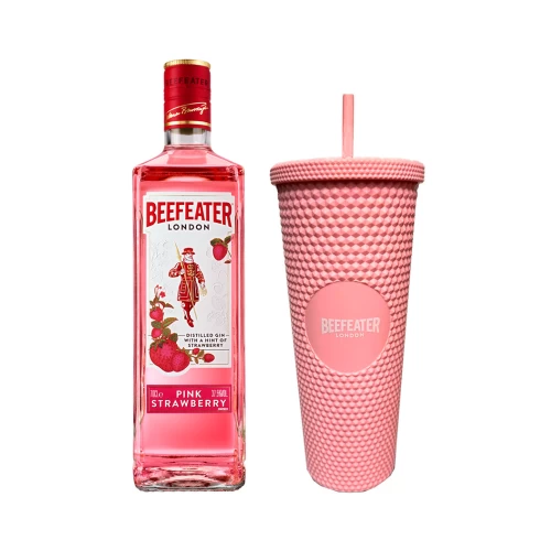 Ginebra Beefeater Pink 700 ml. + Vaso