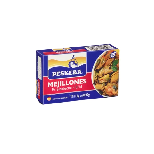 Mejillones Peskera En Escabeche 111 gr.