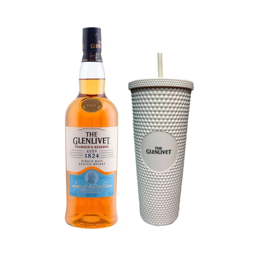 Whisky The Glenlivet Founders Reserve 750 ml. + Vaso