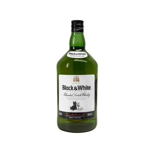 Whisky Black And White 1500 ml.