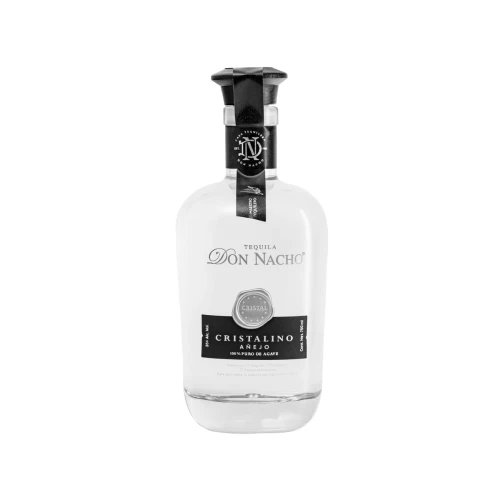 Tequila Don Nacho Añejo Cristalino 750 ml.