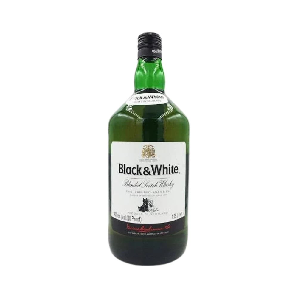 Whisky Black And White 1750 ml. 1 Whisky Black And White 1750 ml.