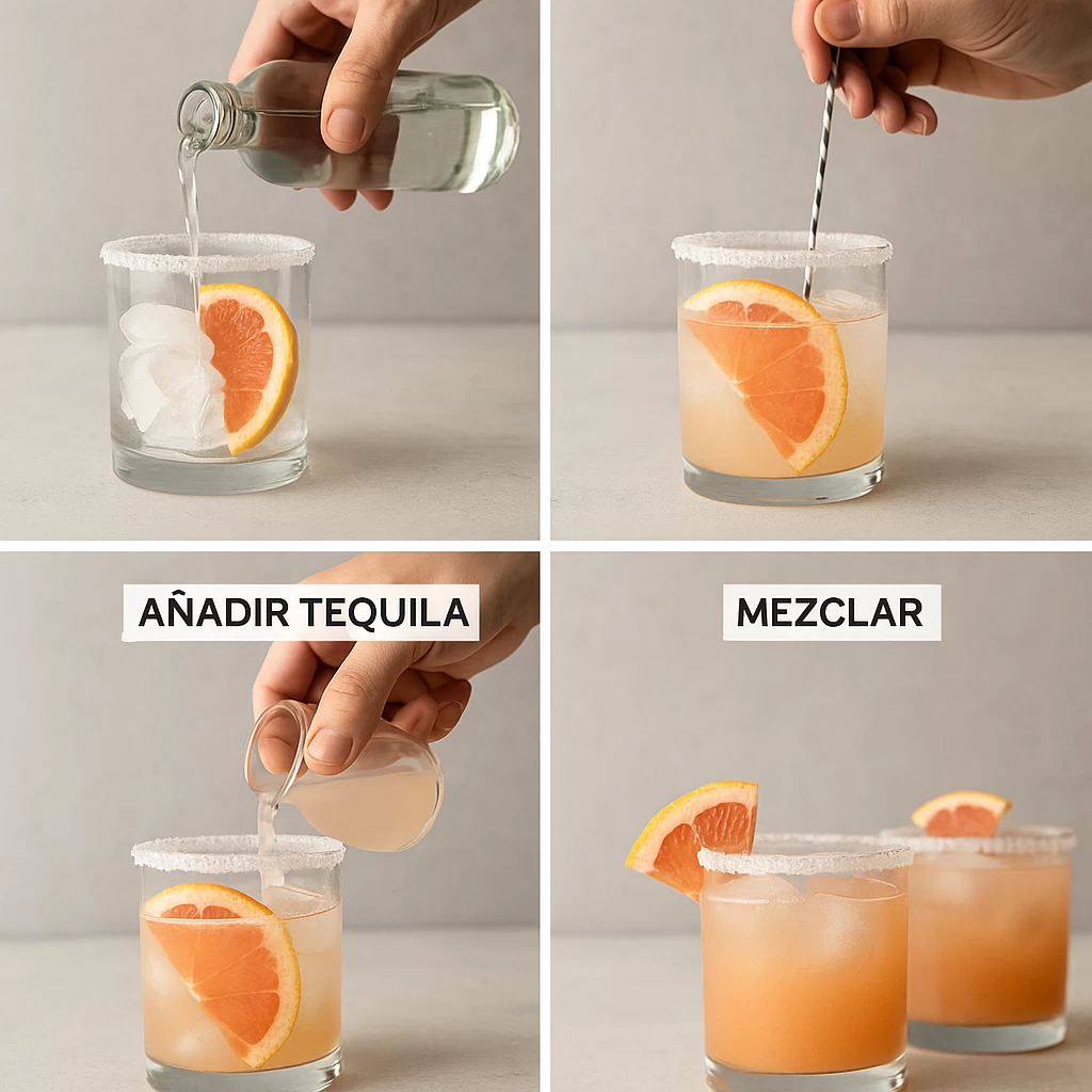 cómo hacer paloma con tequila en casa