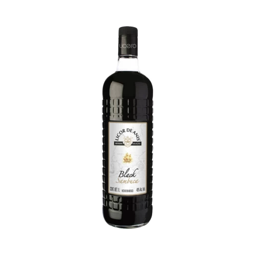 Licor De Anis Ucero Black Sambuca 1000 ml.