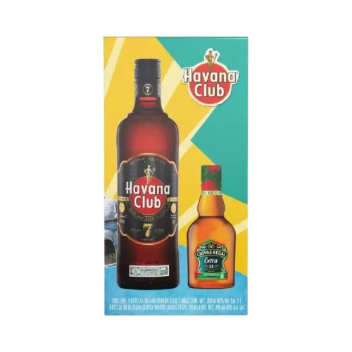 Ron Havana Club Añejo 7 Años 700 ml. + Chivas Regal Extra 13 Años Tequila 200 ml.