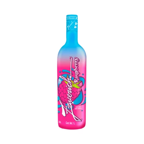 Licor De Vodka Zaverich Raspberry 1000 ml.