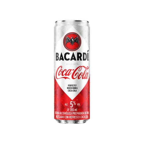 Bebida Preparada Bacardi con Coca-Cola Original 473 ml.
