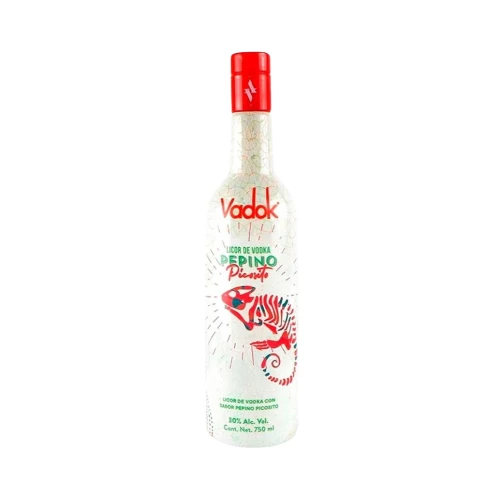 Licor De Vodka Vadok Pepino Picosito 750 ml.