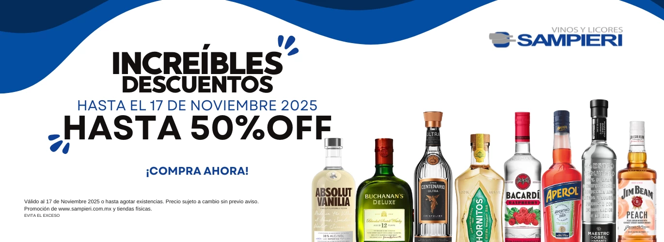 Descuentos promociones Vinos y Licores Sampieri