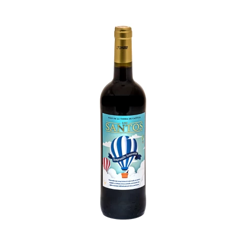 Vino Tinto Los Santos Tempranillo Semidulce 750 ml.