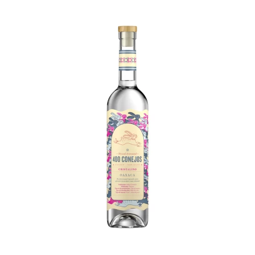 Mezcal 400 Conejos Cristalino 700 ml.